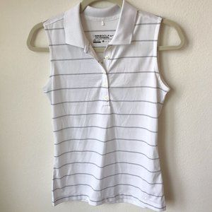 🌻 Nike Golf Women's White Sleeveless Polo Size XS